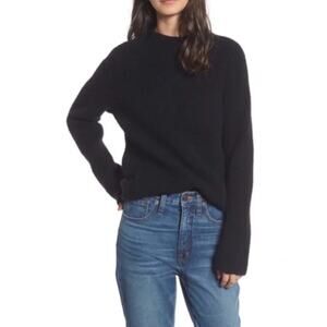 Madewell Northfield Mockneck Sweater black
